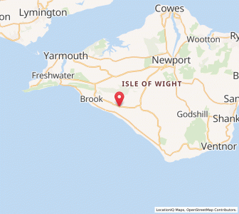 Map of Brighstone, EnglandEngland