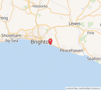 Map of Brighton Marina village, EnglandEngland