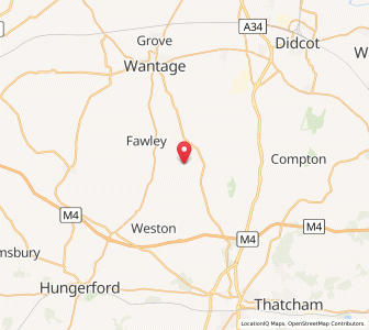 Map of Brightwalton, EnglandEngland