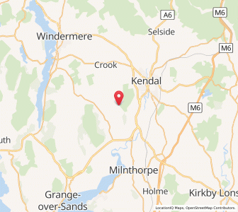 Map of Brigsteer, EnglandEngland