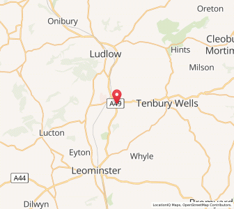 Map of Brimfield, EnglandEngland