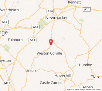 Map of Brinkley, EnglandEngland