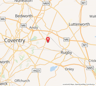 Map of Brinklow, EnglandEngland