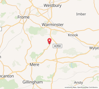 Map of Brixton Deverill, EnglandEngland