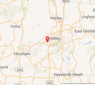 Map of Broadfield, EnglandEngland