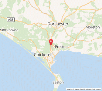 Map of Broadwey, EnglandEngland