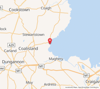 Map of Brockagh, Northern IrelandNorthern Ireland