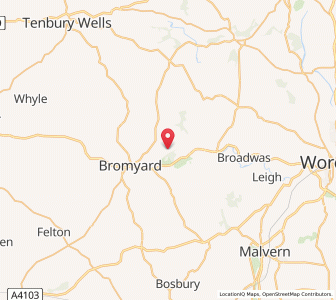 Map of Brockhampton Estate, EnglandEngland