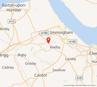 Map of Brocklesby, EnglandEngland