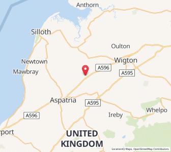 Map of Bromfield, EnglandEngland