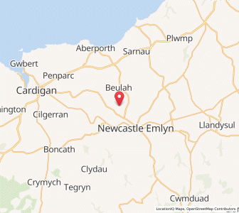 Map of Brongwyn, WalesWales