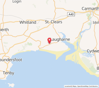 Map of Brook, WalesWales