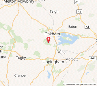 Map of Brooke, EnglandEngland