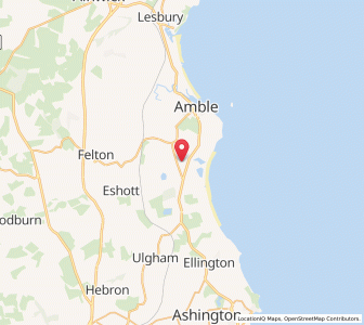 Map of Broomhill, EnglandEngland