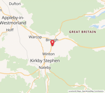 Map of Brough Sowerby, EnglandEngland