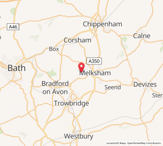 Map of Broughton Gifford, EnglandEngland