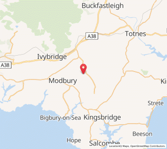 Map of Brownston, EnglandEngland