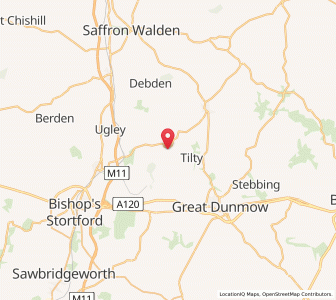 Map of Broxted, EnglandEngland