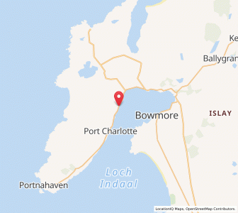 Map of Bruichladdich, ScotlandScotland