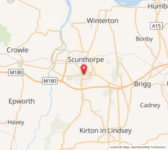 Map of Brumby, EnglandEngland