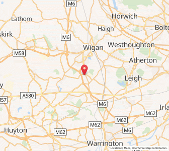 Map of Bryn, EnglandEngland