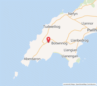 Map of Bryncroes, WalesWales