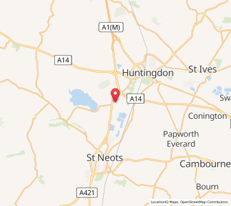 Map of Buckden, EnglandEngland