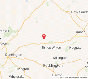 Map of Bugthorpe, EnglandEngland