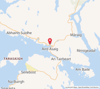 Map of Bunaveneadar, ScotlandScotland