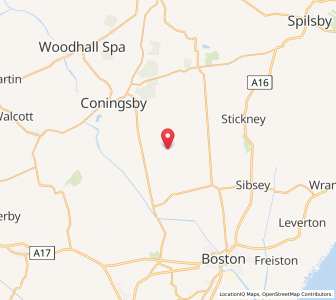 Map of Bunkers Hill, EnglandEngland