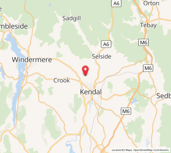 Map of Burneside, EnglandEngland