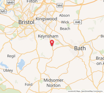Map of Burnett, EnglandEngland