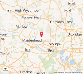 Map of Burnham, EnglandEngland