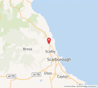 Map of Burniston, EnglandEngland