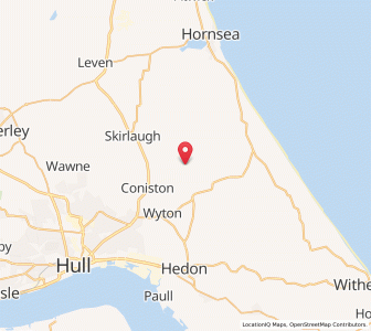Map of Burton Constable, EnglandEngland