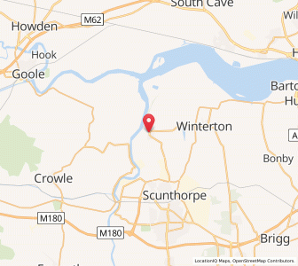 Map of Burton upon Stather, EnglandEngland