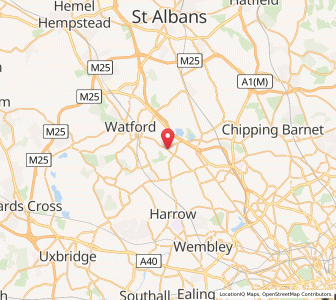 Map of Busheyheath, EnglandEngland