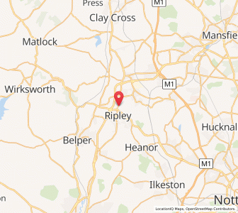 Map of Butterley, EnglandEngland