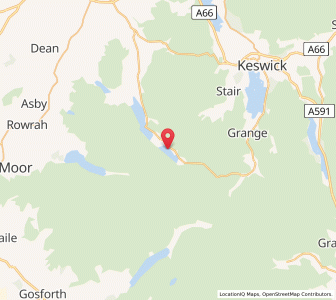 Map of Buttermere, EnglandEngland