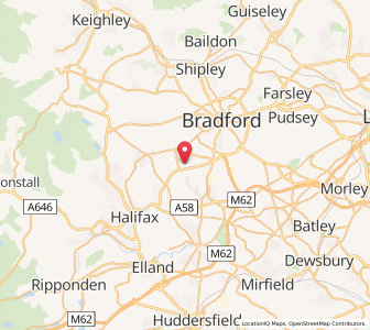 Map of Buttershaw, EnglandEngland