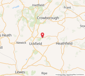 Map of Buxted, EnglandEngland