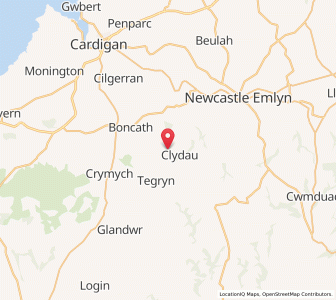 Map of Bwlchygroes, WalesWales