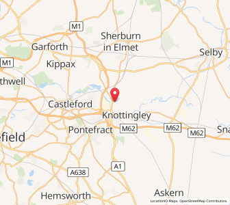 Map of Byram, EnglandEngland