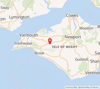Map of Calbourne, EnglandEngland