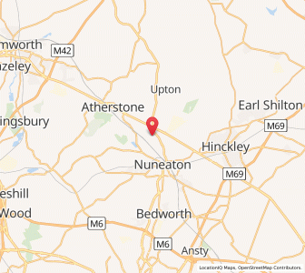 Map of Caldecote, EnglandEngland