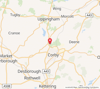 Map of Caldecott, EnglandEngland
