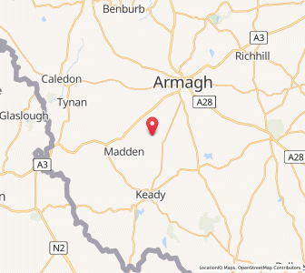 Map of Callan Bridge, Northern IrelandNorthern Ireland