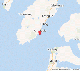 Map of Calligarry, ScotlandScotland
