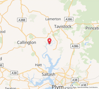 Map of Calstock, EnglandEngland
