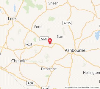 Map of Calton, EnglandEngland